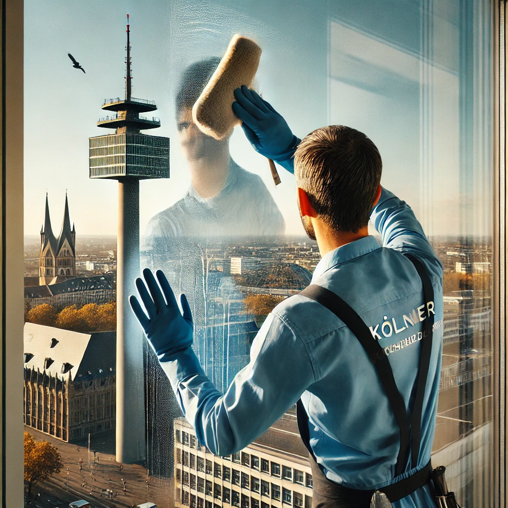 Fensterputzer Bonn bei der Glasreinigung