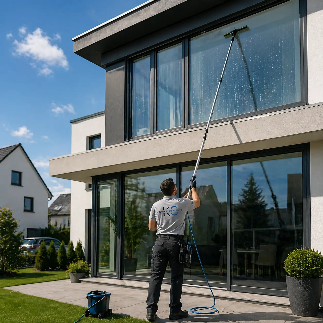 Professioneller Fensterputzer in K&ouml;ln